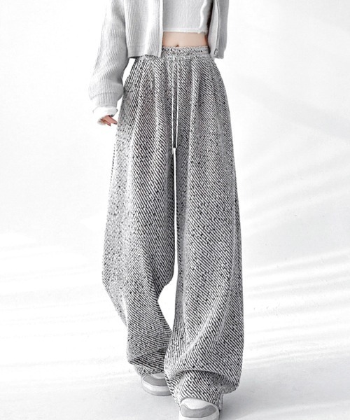 Miniministore(ミニミニストア)の「ワイドパンツ レディース イージーパンツ(カーゴパンツ・レディース・グレー系1/グレー系2/ホワイト系1/ホワイト系2/ブラック系1/ブラック系2・FREE)」の2枚目の写真