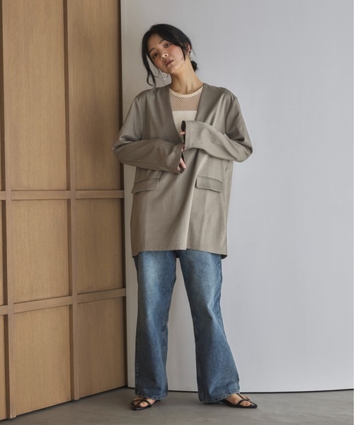 feepur（フェピュール）の「メッシュタンクトップ（タンクトップ・レディース・ベージュ/ブラック・MEDIUM）」の20枚目の写真