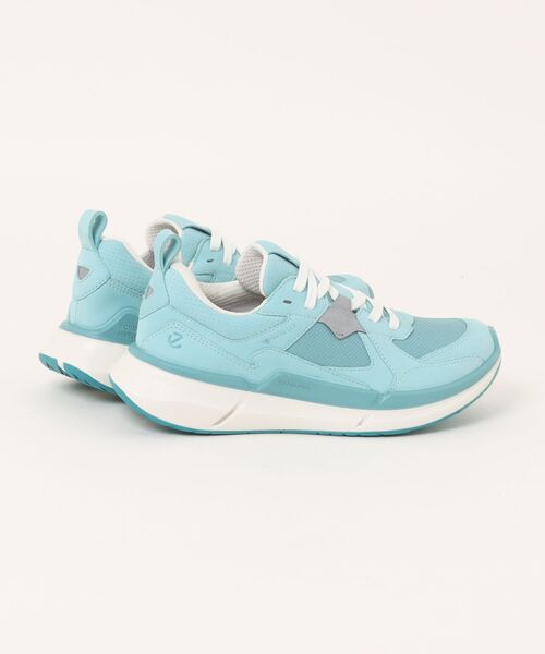 ECCO(エコー)の「ECCO バイオム 2.2 本革 レディース GORETEX 防水 多用途 アスレジャースニーカー(スニーカー・レディース・ブルー・37/38/36)」の2枚目の写真