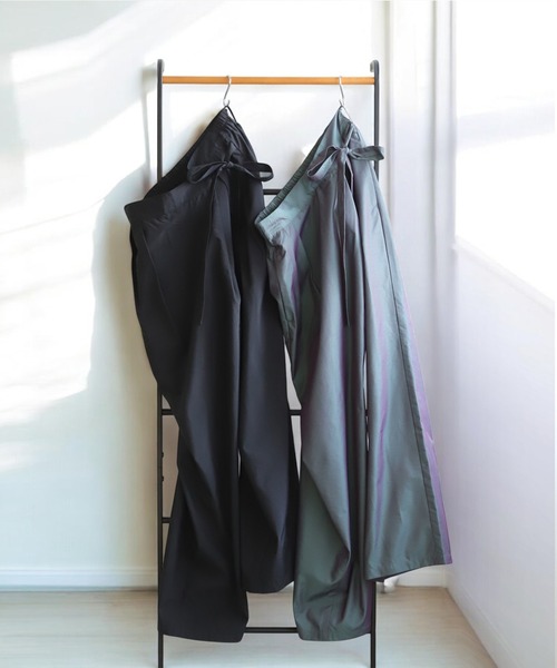 antiqua(アンティカ)の「シャンブレーラップパンツ(その他パンツ・レディース・グレー/ブラック・LARGE/MEDIUM)」の14枚目の写真