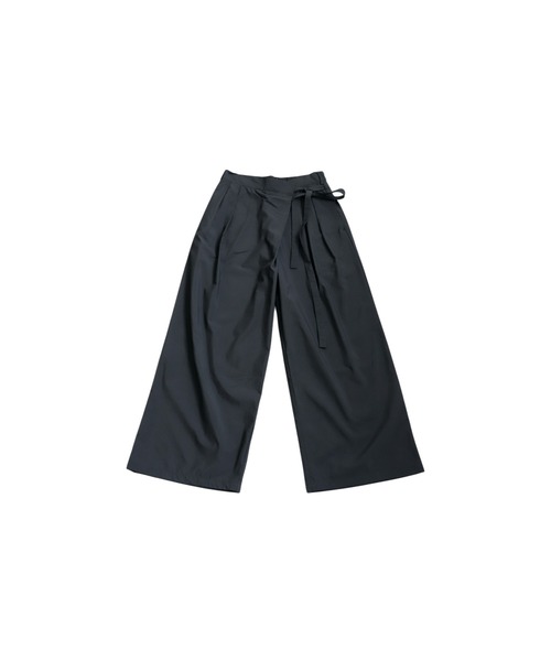 antiqua(アンティカ)の「シャンブレーラップパンツ(その他パンツ・レディース・グレー/ブラック・LARGE/MEDIUM)」の15枚目の写真
