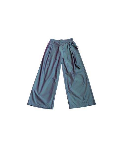 antiqua(アンティカ)の「シャンブレーラップパンツ(その他パンツ・レディース・グレー/ブラック・LARGE/MEDIUM)」の16枚目の写真