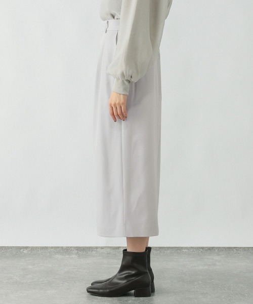 GLOBAL WORK（グローバルワーク）の「リラックススマートIラインスカート/253470（スカート・レディース・ライトブラウン/ライトグレー/ブラック・LARGE/MEDIUM/SMALL）」の9枚目の写真