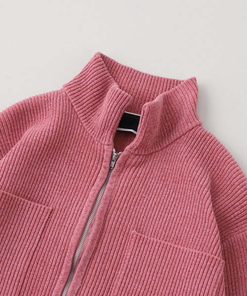 CORDY KNIT JACKET 小売 PINK PHINGERIN ニット CORDY KNIT JACKET