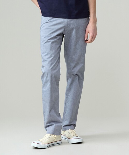 J.PRESS(ジェイプレス)の「【ストレッチ】シャンブレーストレッチツイル パンツ(その他パンツ・メンズ・カーキ系/ベージュ系/ネイビー系・74/94/82/90/86/78)」の3枚目の写真