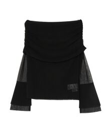 LAGUNAMOON | フレアスリーブオフショルチュールトップス(Tシャツ/カットソー)