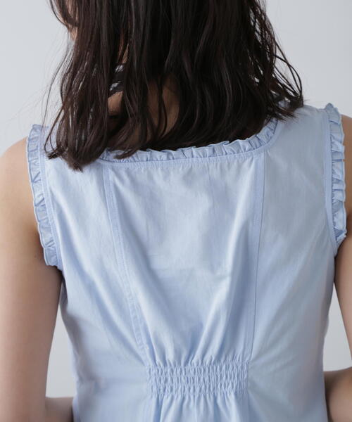 FREE'S MART(フリーズマート)の「◇ドロストノースリーブブラウス(シャツ/ブラウス・レディース・ブラック/ブルー/ホワイト/ブラウン系その他・FREE)」の16枚目の写真