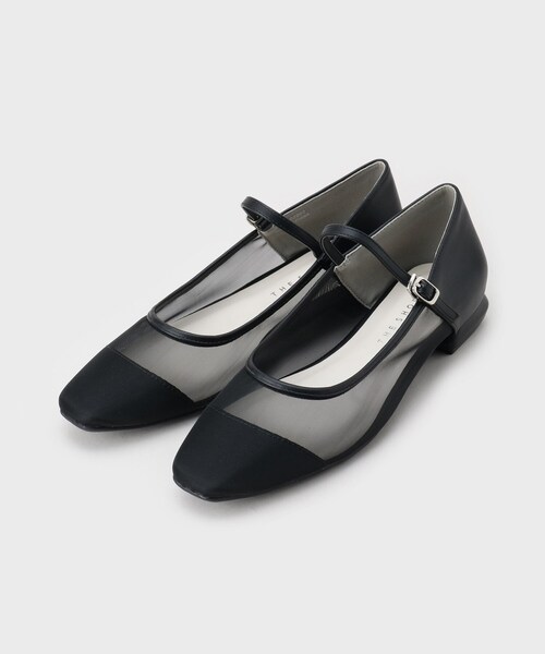 THE SHOP TK （ザ ショップ ティーケー ）の「シアーメリージェーン（パンプス・レディース・シルバー/ブラック・35/45/30）」の4枚目の写真