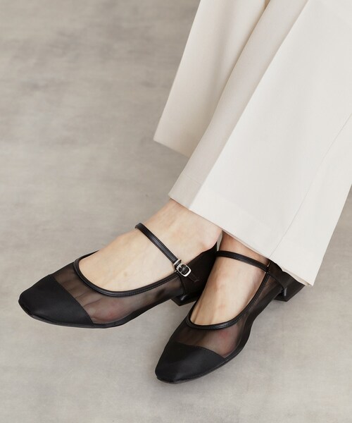 THE SHOP TK （ザ ショップ ティーケー ）の「シアーメリージェーン（パンプス・レディース・シルバー/ブラック・35/45/30）」の9枚目の写真