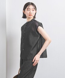 ＜TICCA＞エンブロイダリー フレンチスリーブ シャツ