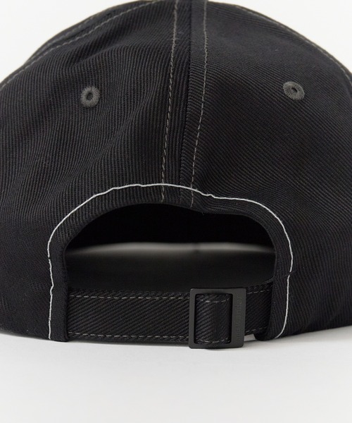 and wander（アンドワンダー）の「and wander/アンドワンダー cotton twill cap キャップ（キャップ・メンズ・ブラック・FREE）」の6枚目の写真