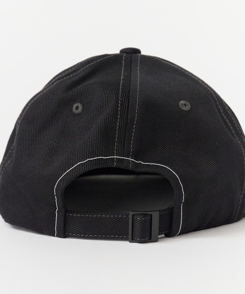 and wander（アンドワンダー）の「and wander/アンドワンダー cotton twill cap キャップ（キャップ・メンズ・ブラック・FREE）」の7枚目の写真