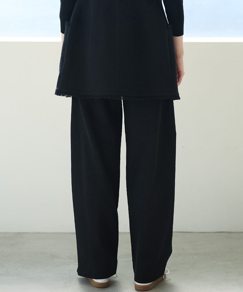 LE CIEL BLEU（ルシェルブルー）の「ツイードボリュームパンツ / Tweed Volumn Pants（その他パンツ・レディース・ネイビー/ブラック・34/36/38）」の8枚目の写真