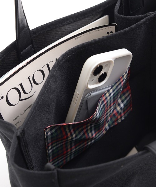 Arnold Palmer（アーノルドパーマー）の「パーテーション シェア ラージトート（トートバッグ・レディース・アイボリー/インディゴブルー/ブラック・F）」の16枚目の写真