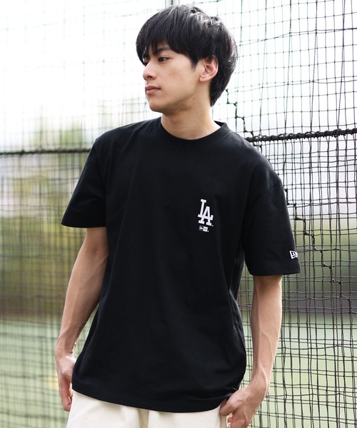 NEW ERA(ニューエラ)の「NEW ERA/ニューエラ 半袖Tシャツ バックプリント MLB 14410094/14410097/14410098(Tシャツ/カットソー・メンズ・ブラック/ベージュ/ホワイト・XL/XXL/M/L)」の4枚目の写真