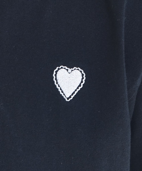 pairmanon(ペアマノン)の「【綿100%】ワンポイントオリジナル刺繍 半袖Tシャツ(Tシャツ/カットソー・キッズ・ライトベージュ/パープル/ライトピンク/ブラック/ライトブルー/ホワイト/ブルー系その他/ホワイト系その他・90/100/110/120/80/130/140/150)」の22枚目の写真