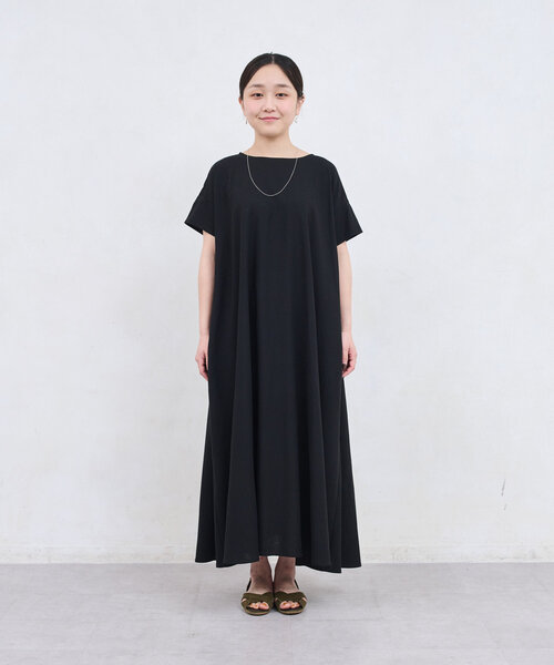 ビアズリー　リネンレーヨンテントワンピ セール】リネンレーヨンテントワンピ（ワンピース）｜BEARDSLEY