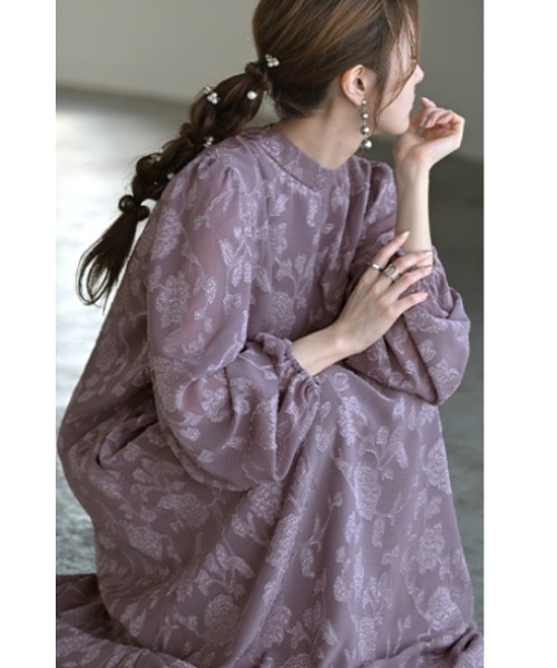 HUG.U(ハグユー)の「シワになりにくい お呼ばれワンピース 選べる2丈(ワンピース・レディース・ライトブルー/ブラック/ラベンダー/ピンクベージュ・レギュラー丈/トール丈)」の10枚目の写真