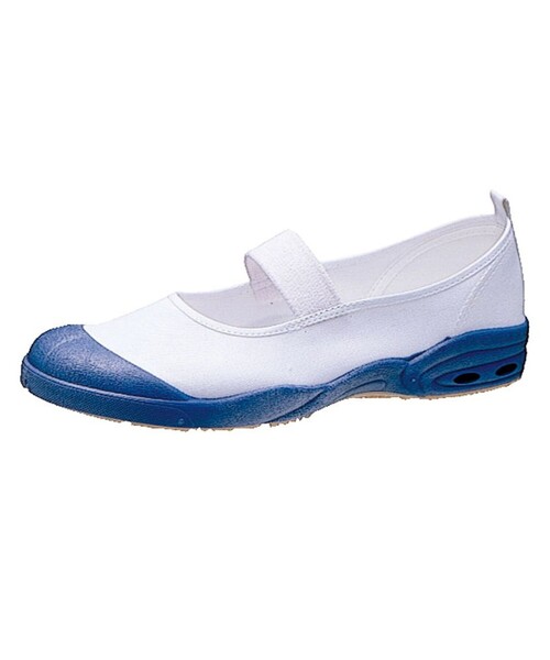 BRANSHES（ブランシェス）の「【アサヒドライスクール007EC】上履き（スリッポン・キッズ・ホワイト/ネイビー・23.0cm/19.0cm/21.0cm/22.0cm/18.0cm/20.0cm）」の6枚目の写真