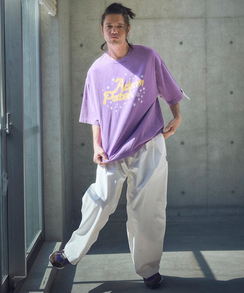 ADAM PATEK(アダムパテック)の「ADAMPATEK/generous tuck relax chino pants/タック入りワイドシルエットチノパンツ(チノパンツ・メンズ・ベージュ/ホワイト・1/2)」の17枚目の写真