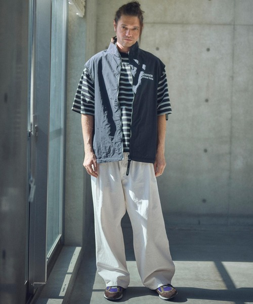 ADAM PATEK(アダムパテック)の「ADAMPATEK/generous tuck relax chino pants/タック入りワイドシルエットチノパンツ(チノパンツ・メンズ・ベージュ/ホワイト・1/2)」の20枚目の写真