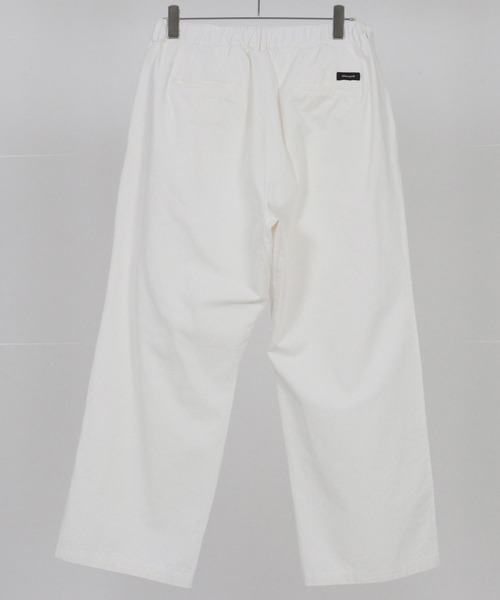 ADAM PATEK(アダムパテック)の「ADAMPATEK/generous tuck relax chino pants/タック入りワイドシルエットチノパンツ(チノパンツ・メンズ・ベージュ/ホワイト・1/2)」の15枚目の写真