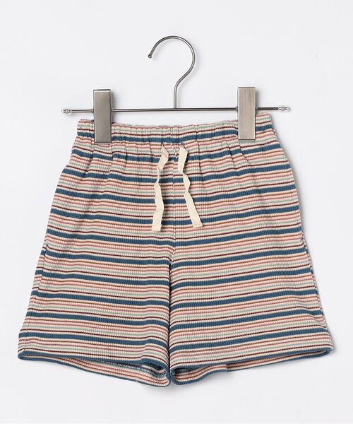 p.premier(ピードットプルミエ)の「【ジュニア対応】マルチボーダーワッフルハーフパンツ(その他パンツ・キッズ・パープル/ブラウン/ブルー・140/130/120/110/100/90/80)」の14枚目の写真