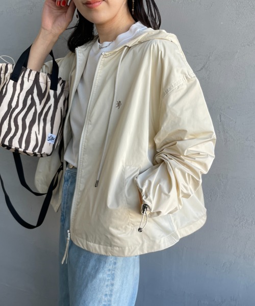 GYMPHLEX/ジムフレックス] Aライン ポリエステルツイルフード