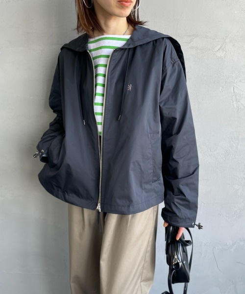 GYMPHLEX/ジムフレックス] Aライン ポリエステルツイルフード