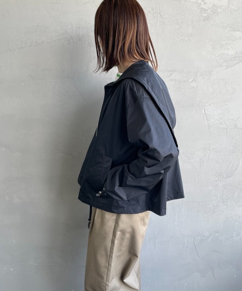 GYMPHLEX/ジムフレックス] Aライン ポリエステルツイルフード