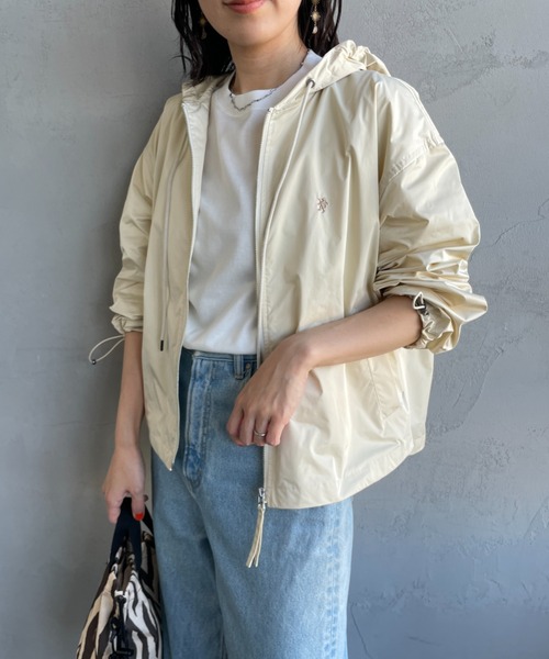 GYMPHLEX/ジムフレックス] Aライン ポリエステルツイルフード