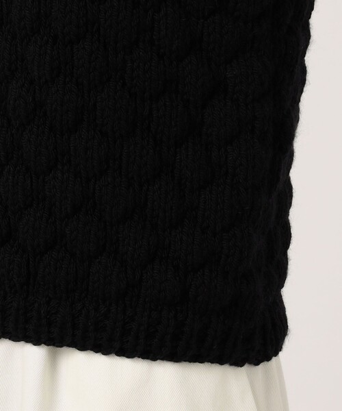 TOMORROWLAND （トゥモローランド）の「MAYDI YUBARTA ベスト（ベスト・レディース・ブラック・S）」の9枚目の写真