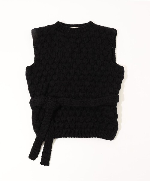 TOMORROWLAND （トゥモローランド）の「MAYDI YUBARTA ベスト（ベスト・レディース・ブラック・S）」の10枚目の写真