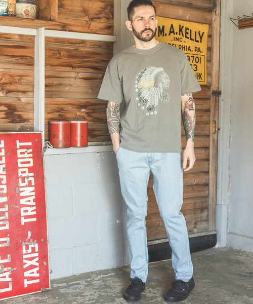 MR.OLIVE(ミスターオリーブ)の「SUPER STRETCH DENIM / BLEACH CUT SLIM PANTS(デニムパンツ・メンズ・ライトインディゴブルー・SMALL/MEDIUM/LARGE/X-LARGE)」の8枚目の写真