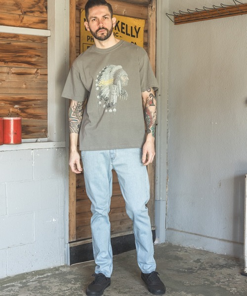 MR.OLIVE(ミスターオリーブ)の「SUPER STRETCH DENIM / BLEACH CUT SLIM PANTS(デニムパンツ・メンズ・ライトインディゴブルー・SMALL/MEDIUM/LARGE/X-LARGE)」の10枚目の写真