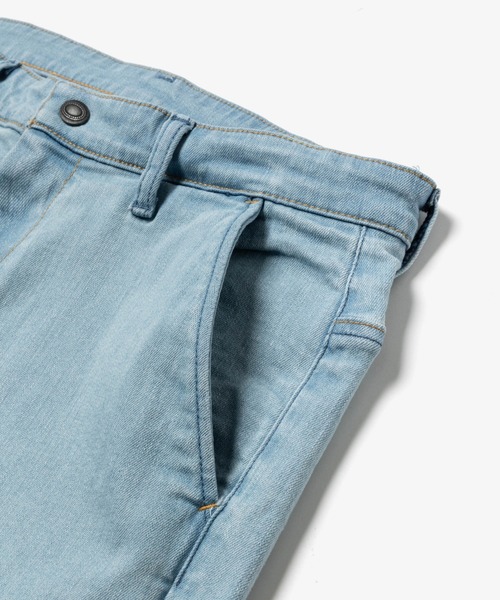 MR.OLIVE(ミスターオリーブ)の「SUPER STRETCH DENIM / BLEACH CUT SLIM PANTS(デニムパンツ・メンズ・ライトインディゴブルー・SMALL/MEDIUM/LARGE/X-LARGE)」の18枚目の写真