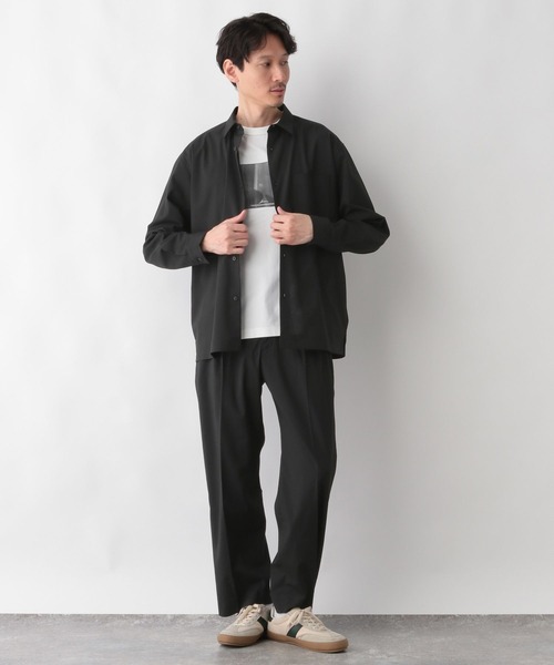 GLOBAL WORK(グローバルワーク)の「アーバンシャツAIR/長袖/287584(シャツ/ブラウス・メンズ・ブラック/グレー/グレー系その他5/モカ・SMALL/MEDIUM/LARGE/X-LARGE)」の6枚目の写真