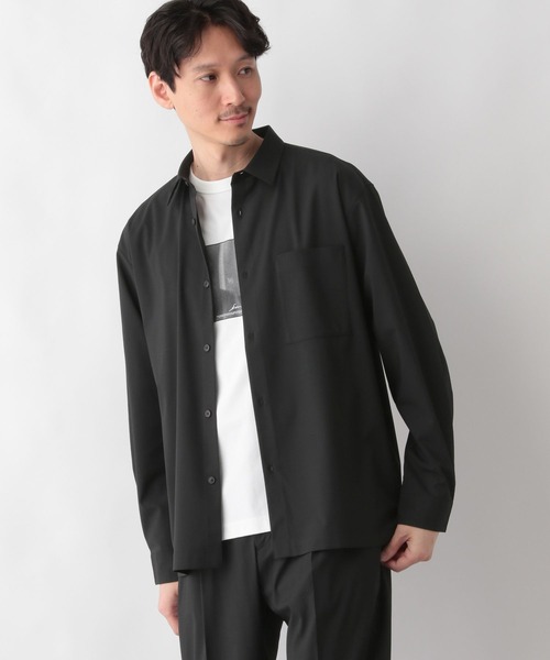 GLOBAL WORK(グローバルワーク)の「アーバンシャツAIR/長袖/287584(シャツ/ブラウス・メンズ・ブラック/グレー/グレー系その他5/モカ・SMALL/MEDIUM/LARGE/X-LARGE)」の7枚目の写真