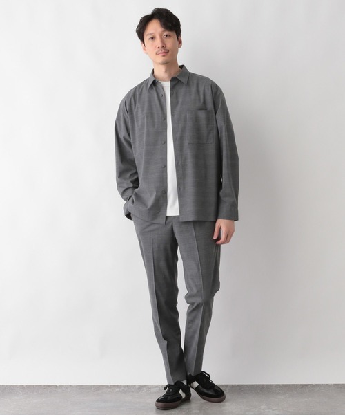 GLOBAL WORK(グローバルワーク)の「アーバンシャツAIR/長袖/287584(シャツ/ブラウス・メンズ・ブラック/グレー/グレー系その他5/モカ・SMALL/MEDIUM/LARGE/X-LARGE)」の8枚目の写真