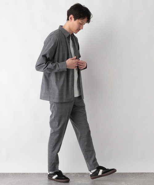 GLOBAL WORK(グローバルワーク)の「アーバンシャツAIR/長袖/287584(シャツ/ブラウス・メンズ・ブラック/グレー/グレー系その他5/モカ・SMALL/MEDIUM/LARGE/X-LARGE)」の9枚目の写真