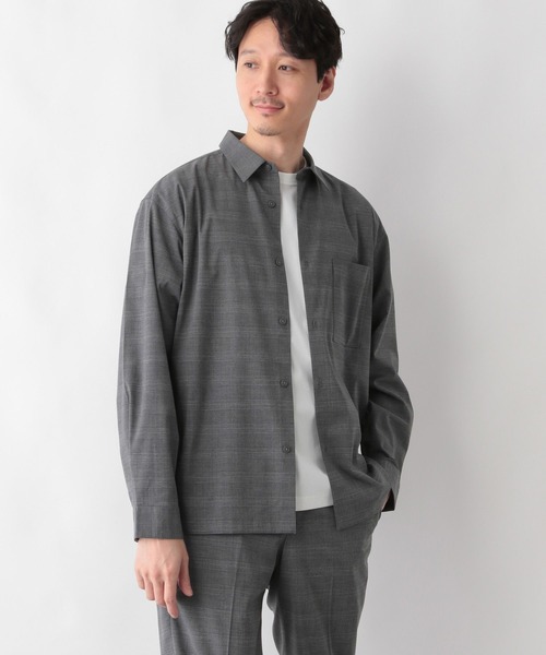 GLOBAL WORK(グローバルワーク)の「アーバンシャツAIR/長袖/287584(シャツ/ブラウス・メンズ・ブラック/グレー/グレー系その他5/モカ・SMALL/MEDIUM/LARGE/X-LARGE)」の10枚目の写真