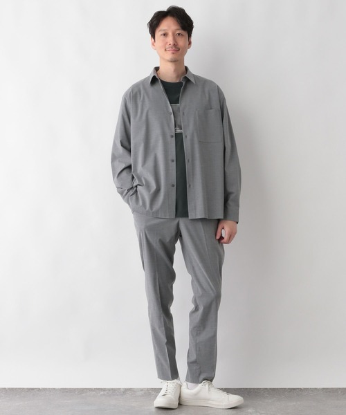GLOBAL WORK(グローバルワーク)の「アーバンシャツAIR/長袖/287584(シャツ/ブラウス・メンズ・ブラック/グレー/グレー系その他5/モカ・SMALL/MEDIUM/LARGE/X-LARGE)」の11枚目の写真