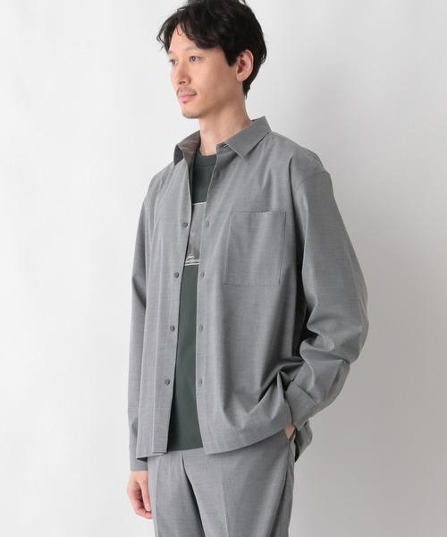 GLOBAL WORK(グローバルワーク)の「アーバンシャツAIR/長袖/287584(シャツ/ブラウス・メンズ・ブラック/グレー/グレー系その他5/モカ・SMALL/MEDIUM/LARGE/X-LARGE)」の13枚目の写真