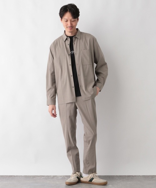GLOBAL WORK(グローバルワーク)の「アーバンシャツAIR/長袖/287584(シャツ/ブラウス・メンズ・ブラック/グレー/グレー系その他5/モカ・SMALL/MEDIUM/LARGE/X-LARGE)」の14枚目の写真