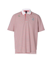 全面ジャガード✨ZOY ポロシャツ ロゴワッペン バックプリント 大きいサイズ MEN DOT MESH COOL ワイドスプレッドカラー 半袖ポロシャツ