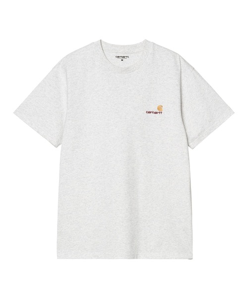 Carhartt WIP(カーハートダブリューアイピー)の「S/S AMERICAN SCRIPT T-SHIRT(Tシャツ/カットソー・メンズ・アッシュ・X-LARGE/LARGE/MEDIUM/SMALL)」の1枚目の写真
