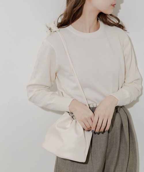 SMELLY（スメリー）の「サークルキンチャクショルダー（ショルダーバッグ・レディース・アイボリー/ブルー/ブラック・-）」の22枚目の写真