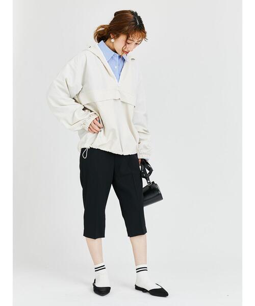 Lugnoncure(ルノンキュール)の「MIXストライプクロップドシャツ《2025spring catalog item》(シャツ/ブラウス・レディース・ブルー/ピンク・F)」の7枚目の写真