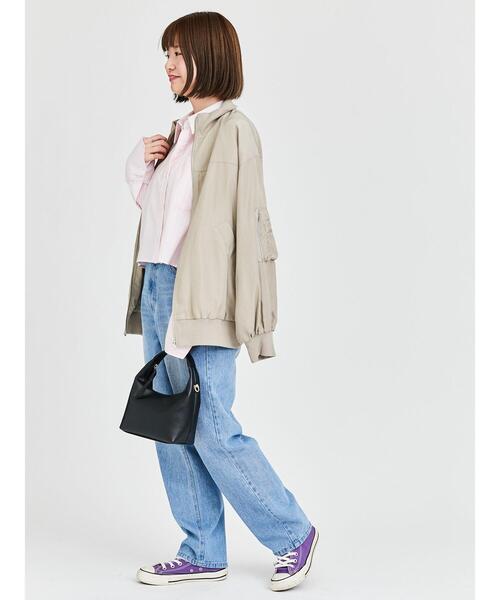 Lugnoncure(ルノンキュール)の「MIXストライプクロップドシャツ《2025spring catalog item》(シャツ/ブラウス・レディース・ブルー/ピンク・F)」の4枚目の写真