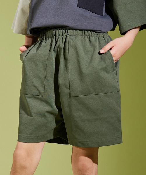 PAIRMANON STREET(ペアマノンストリート)の「【PAIRMANON STREET】マルチファンクション 吸水速乾 ショート パンツ(その他パンツ・キッズ・イエロー/ベージュ/パープル/ホワイト系その他/ブラック/カーキ・140/100/120/160/110/150/130)」の7枚目の写真